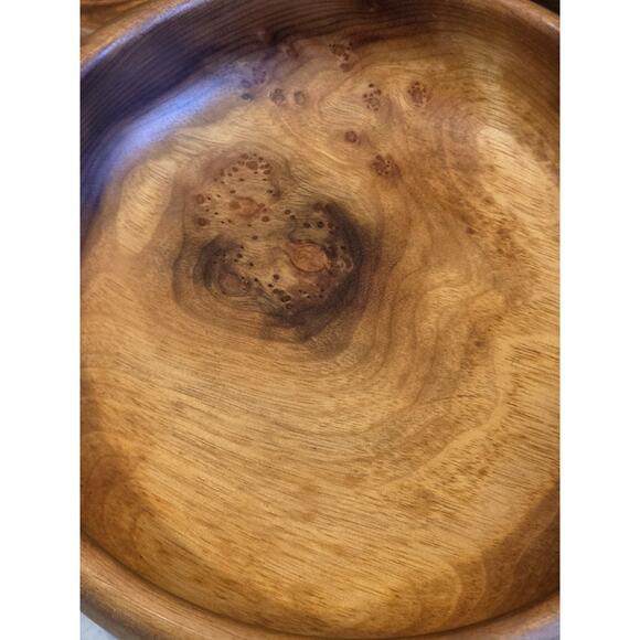 The House of Myrtlewood 6" Wooden Bowls Coos Bay Oregon USA Set of 4 EUC Handmad - Picture 14 of 15